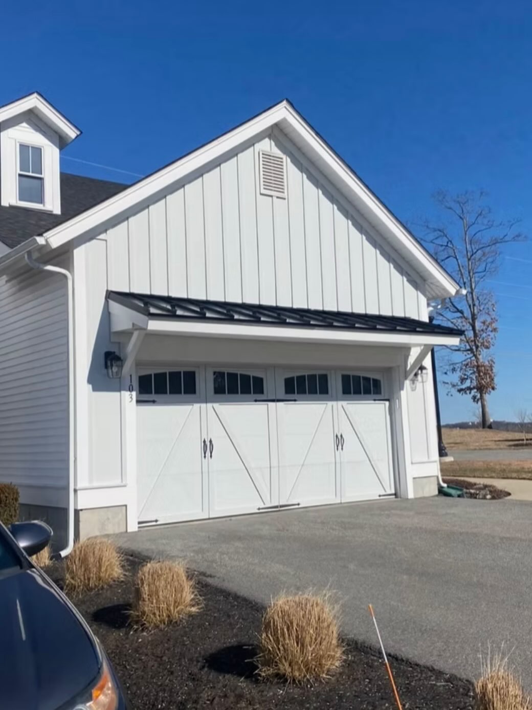 Metal roof installation